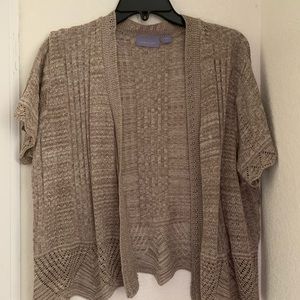 Short Sleeve Crochet Shrug